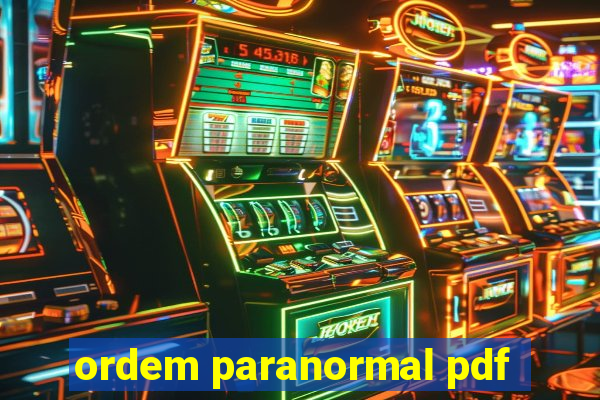 ordem paranormal pdf