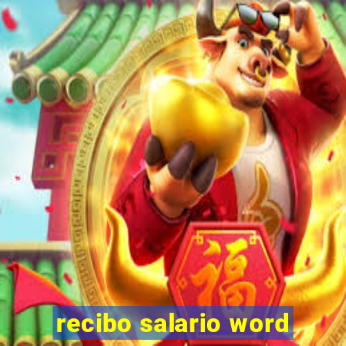 recibo salario word