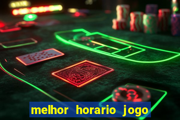 melhor horario jogo fortune rabbit