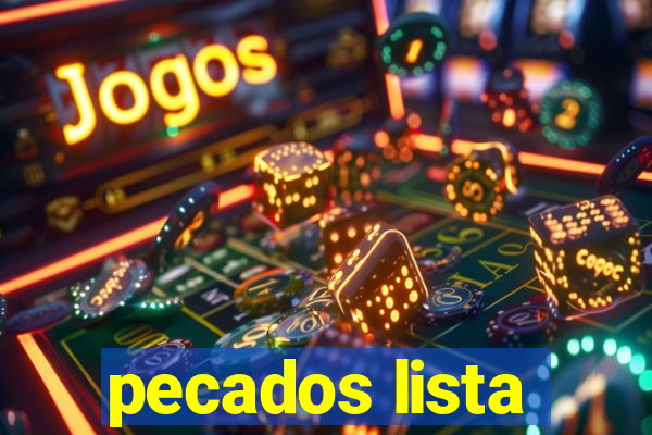 pecados lista