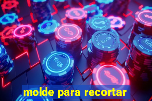 molde para recortar