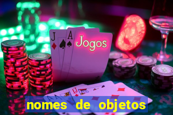 nomes de objetos de origem tupi guarani