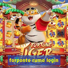 forponto rumo login