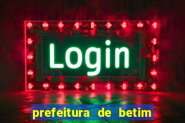 prefeitura de betim - contracheque online